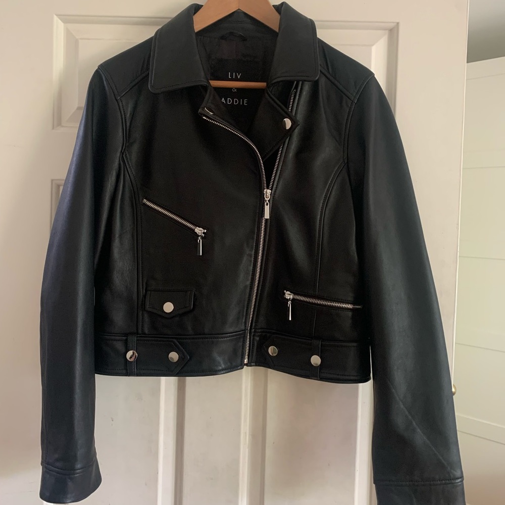 The perfect leather moto jacket
